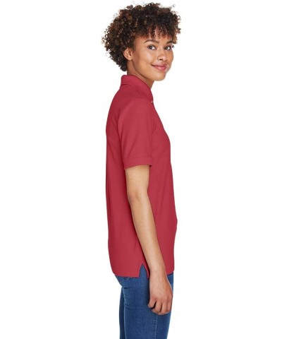 8541 Ladies Whisper Pique Polo Apple Cardinal $9.58 Shirts