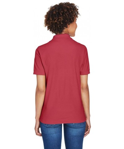 8541 Ladies Whisper Pique Polo Apple Cardinal $9.58 Shirts