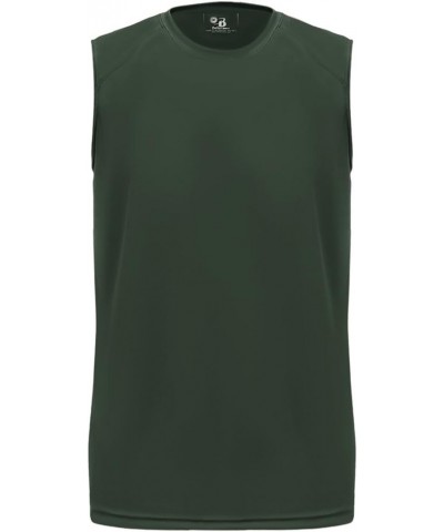 Tank Top Adult, Ladies & Youth Sizes Sleeveless Athletic Wicking Shirt (Available in 14 Forest Green $8.87 Activewear