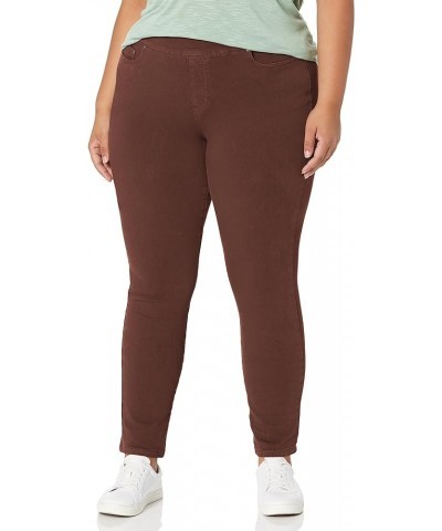 Women's 4 Way Stretch Skinny Ankle Jean Brown $12.23 Jeans