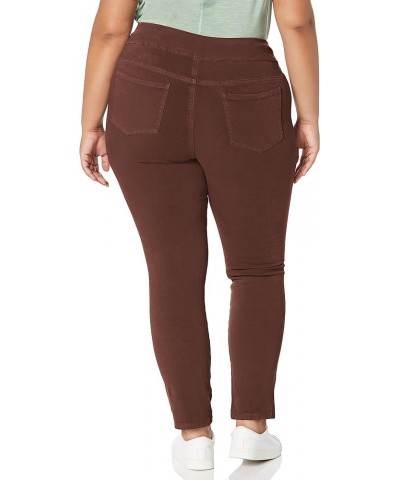 Women's 4 Way Stretch Skinny Ankle Jean Brown $12.23 Jeans