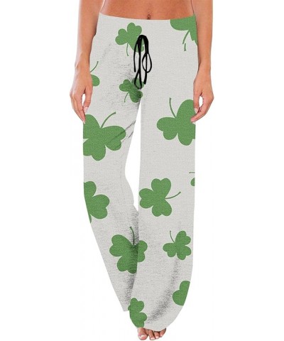 Jogging Plus Size Floofy Slacks Womens Tapered St Patrick's Day Polyester Comfortable Empire Waist Regular 01-mint Green $7.6...