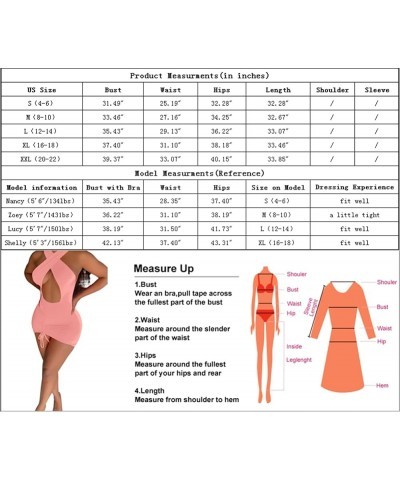 Womens Sexy Criss Cross Dress Ruched Bodycon Cut Out Dress Drawstring Mini Dress Clubwear A-winered $12.60 Others