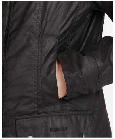 Women's Classic Beadnell Wax Jacket Black $144.96 Jackets