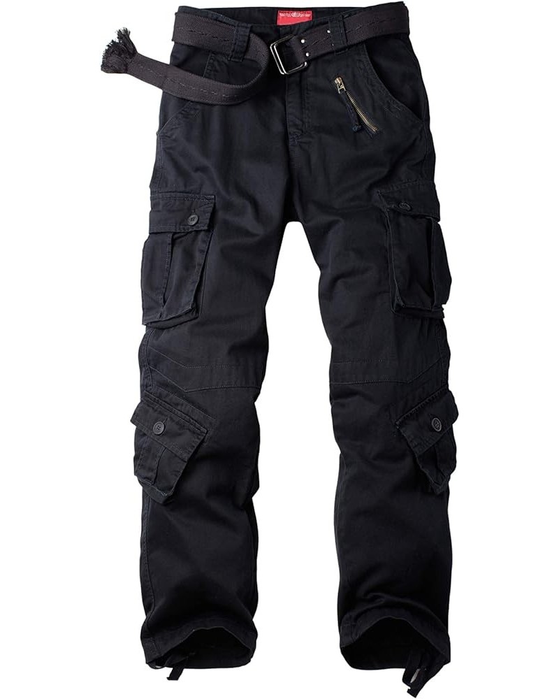 Women's Cargo Pants Quick Dry Casual Military Army Camo Combat Work Casual Pants with Pockets Black $27.83 Uniforms