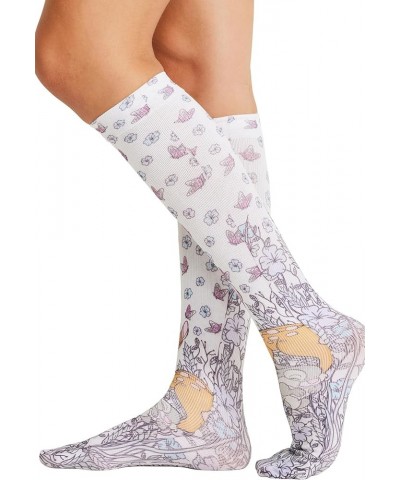 Comfortsupport Women Knee High 8-15 mmHg Compression Socks, Plus, Wild Abstract Best Friend Bambi One Size $9.45 Activewear