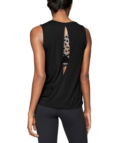 Workout Tops for Women Open Back Shirts Yoga Athletic Tops Running Muscle Tank Tops Black $11.72 Activewear