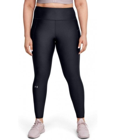 HeatGear® Armour Hi-Rise Black (001)/Metallic Silver $20.40 Activewear