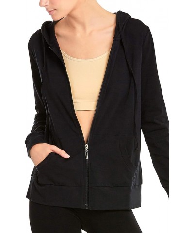 Women's Lightweight Cotton Blend Long Sleeve Zip Up Thin Hoodie Jacket Mint $24.44 Activewear