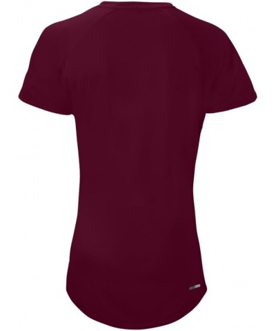 Women's Comp Short-Sleeve V-Neck X-Small Maroon-white $10.00 Jerseys