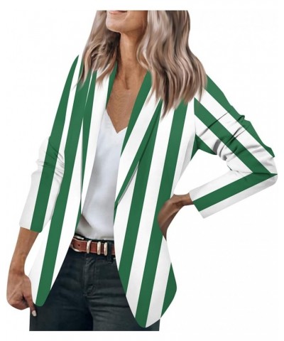 Women's Blazer 2023 Ball Gown Oversized Overcoat for Women Winter Long Sleeve with Designs Polyester Overcoat 07-green $10.74...