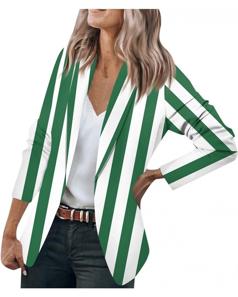 Women's Blazer 2023 Ball Gown Oversized Overcoat for Women Winter Long Sleeve with Designs Polyester Overcoat 07-green $10.74...