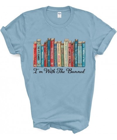 I'm with The Banned Shirt Books Shirt I Read Banned Books Lovers T-Shirt Librarian Shirt Black $11.96 T-Shirts