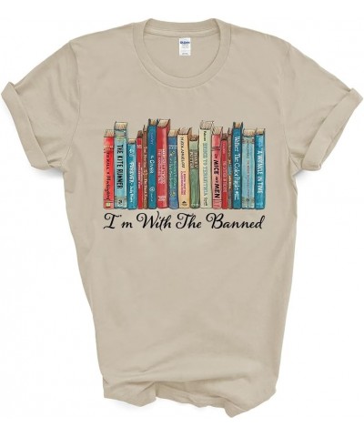 I'm with The Banned Shirt Books Shirt I Read Banned Books Lovers T-Shirt Librarian Shirt Black $11.96 T-Shirts