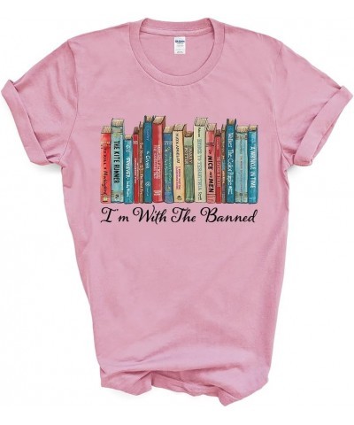 I'm with The Banned Shirt Books Shirt I Read Banned Books Lovers T-Shirt Librarian Shirt Black $11.96 T-Shirts