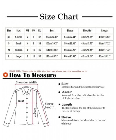 Women's Fashion Denim Jacket Coats 2023 Fall Shacket Long Sleeve Lapel Button down Boyfriend Jean Jacket with Pockets A37 Whi...