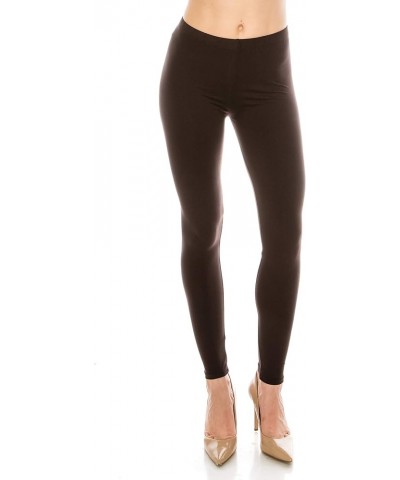Women’s High Waist Workout Leggings - Casual Stretch Lightweight Comfort Sports Yoga Running Athletic Lounge Pants Brown $10....