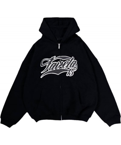 Fashion Y2K Sweatshirt Hoodie For Womens Zip Up Graphic Winter Jacket Mens Long Sleeve Retro Harajuku Streetwear 0111a-black ...