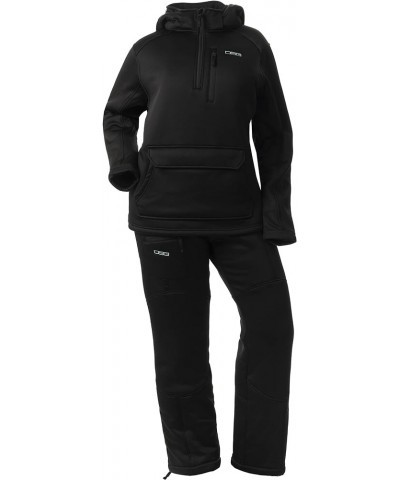 (DSG Outerwear) Women's Breanna 2.0 Fleece Hunting Pullovers | Mild Climate, DWR Treated Black 2.0 $55.35 Jackets