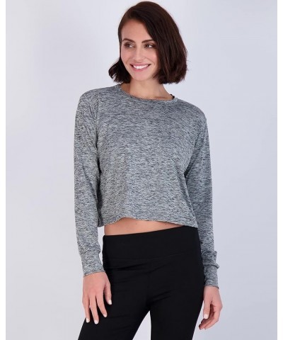 5 Pack: Women's Dry Fit Crop Top - Long Sleeve Crew Neck Stretch Athletic Tee (Available in Plus Size) Plus Size Set 1 $22.25...