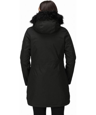 Womens Sabinka Fur Trim Parka Jacket Black $32.41 Jackets