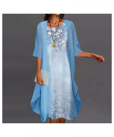 Womens Elegant Lace Long Maxi Dresses Mother of The Bride Dress Formal Gowns Plus Size Two Piece with Jacket Z 03 Blue $26.38...