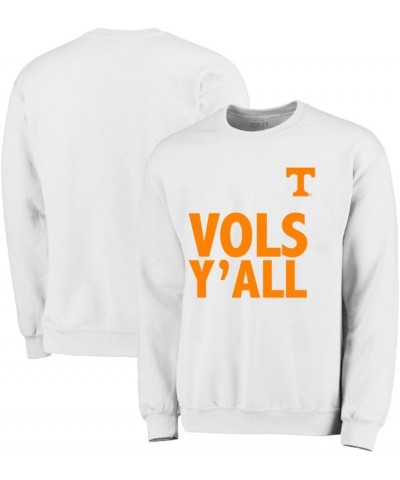 NCAA College Mens/Womens Boyfriend sweatshirts Tennessee Vols 03 - White $19.12 Hoodies & Sweatshirts