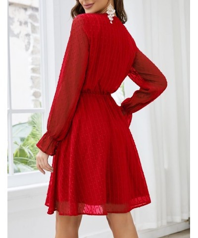 Women's Classic Red-long Sleeve $24.35 Dresses