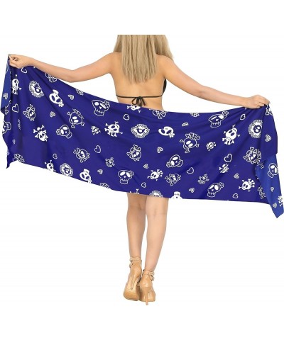 Women's Pareo Caribbean Pirate Casual Swimsuit Cover Up Sarong Skirt Beach Wrap Pareos Beachwear Swimwear Summer Caribbean Pi...