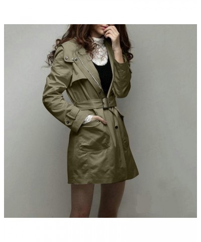 Winter Coats For Women 2023 Fleece Lined Warm Zip Up Parkas Thicken Thermal Puffer Jacket With Hood Trench Coats Army Green $...