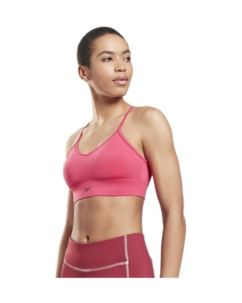 Women's Tri-Back Sports Bra, Light Support Pursuit Pink $22.73 Lingerie