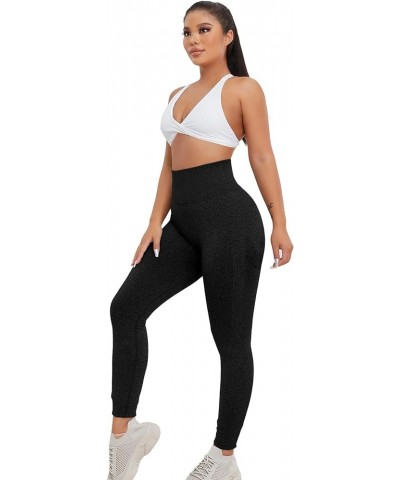 Seamless Scrunch Butt Lifting Leggings for Women Tummy Control High Waisted Gym Workout Yoga Pants Dark Grey $14.10 Leggings