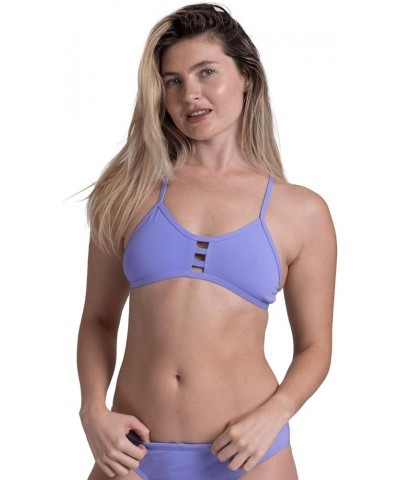 Tomcat Tie-Back Athletic Bikini Top for Competitive Swimming, Lifeguarding, Full Coverage Women's Swimsuit Top Lavender $15.6...