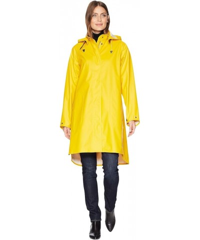HORNBAEK Women's Rain 71 Raincoat Cyber Yellow $57.02 Coats