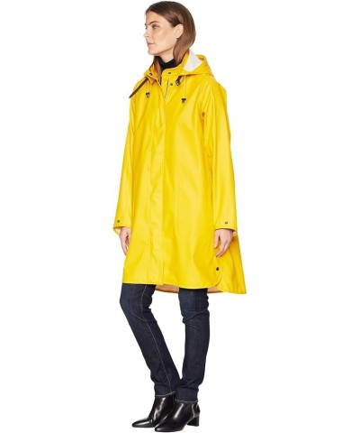 HORNBAEK Women's Rain 71 Raincoat Cyber Yellow $57.02 Coats