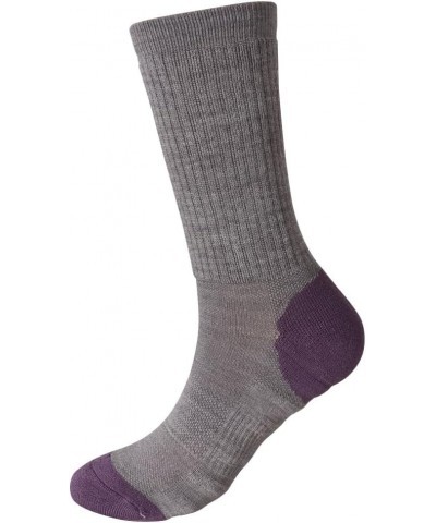 Women's Merino Wool Cushion Trail Crew Socks 6P Pack 1703w $9.99 Activewear