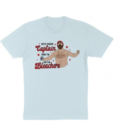 He's Cheer Captain Jason Football Shirt Unisex Light Blue $10.00 Sweaters