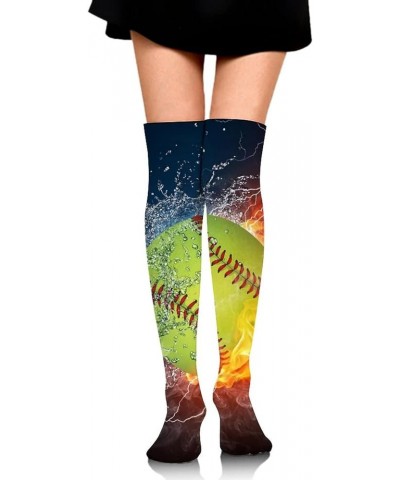 Dress Decor Socks, Knee High Athletic Socks Tube Outdoor Sport Socks Color573 $10.99 Activewear