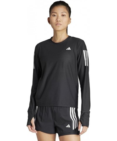 Women's Own The Run Long Sleeve T-Shirt Black $17.84 Activewear