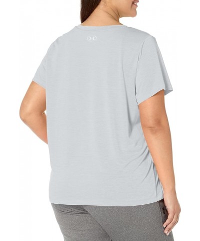 Women's Tech Short-Sleeve V-Neck-Twist (014) Halo Gray / / Metallic Silver 3X $13.80 Activewear