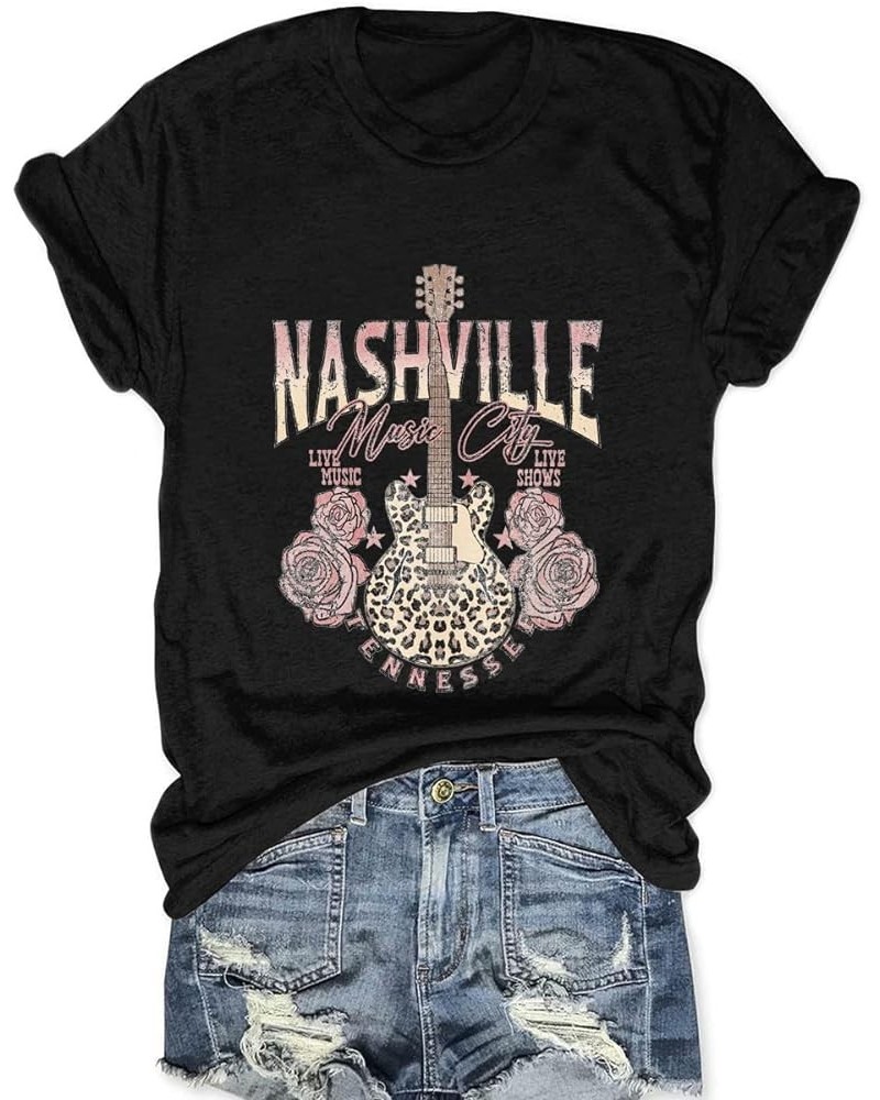 Try That in A Small Town Shirt Women Vintage Country Music T Shirts Rock Band Tees Short Sleeve Tops C-nashville Black $7.25 ...