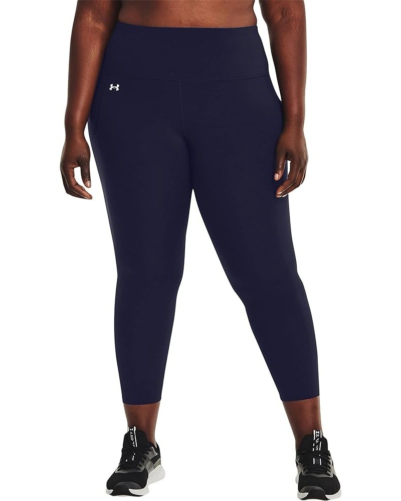 Women's Motion Ankle Leggings Plus Size Midnight Navy (410)/White $14.74 Activewear