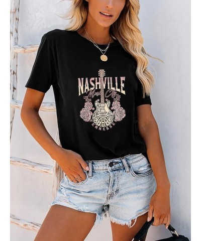 Try That in A Small Town Shirt Women Vintage Country Music T Shirts Rock Band Tees Short Sleeve Tops C-nashville Black $7.25 ...