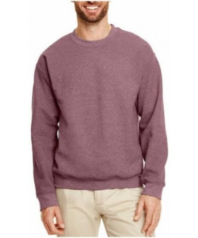Men's Fleece Crewneck Sweatshirt, Style G18000, Multipack Heather Sport Dark Maroon $8.92 Sweatshirts