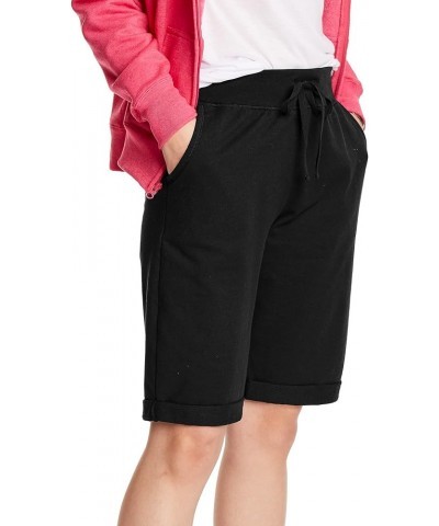 Women's French Terry Bermuda Short Black $11.61 Shorts