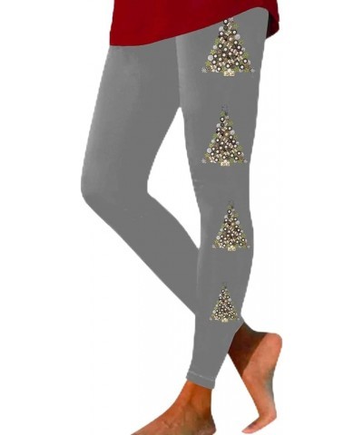 Funny Wine Glass Christmas Leggings for Women 2023 Tummy Control Buttery Soft High Waisted Leggings Warm Leggings B-gray $7.5...