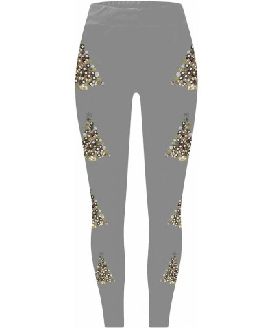 Funny Wine Glass Christmas Leggings for Women 2023 Tummy Control Buttery Soft High Waisted Leggings Warm Leggings B-gray $7.5...