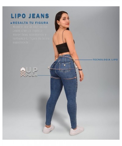 Pantalones Colombianos Levanta Pompa | Butt Lifting Jeans | High Waisted Jeans for Women | Lipo Jeans 3724/02 $22.14 Jeans