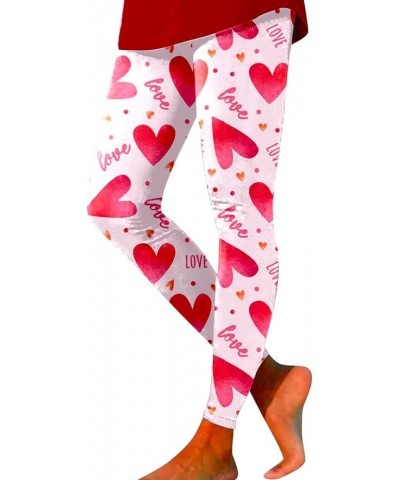 Workout Leggings for Women Yoga Santa Skinny Christmas Pants Leggings Party Running Snowman Christmas Pants Leggings Pink-b $...