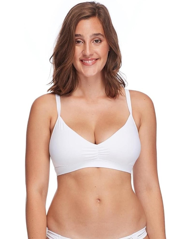 Women's Smoothies Drew Solid D, DD, E, F Cup Bikini Top Swimsuit Snow $21.14 Swimsuits